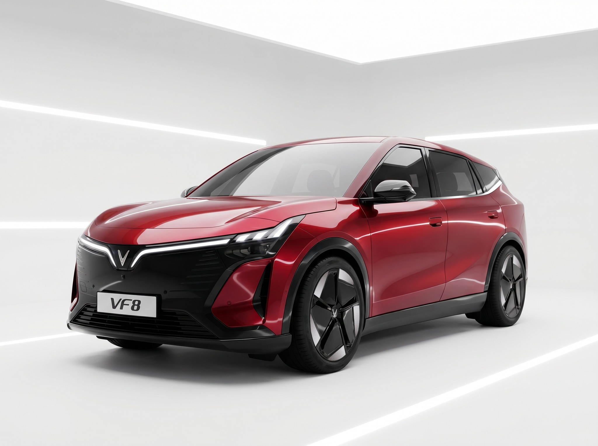 VF8 All New - màu đỏ